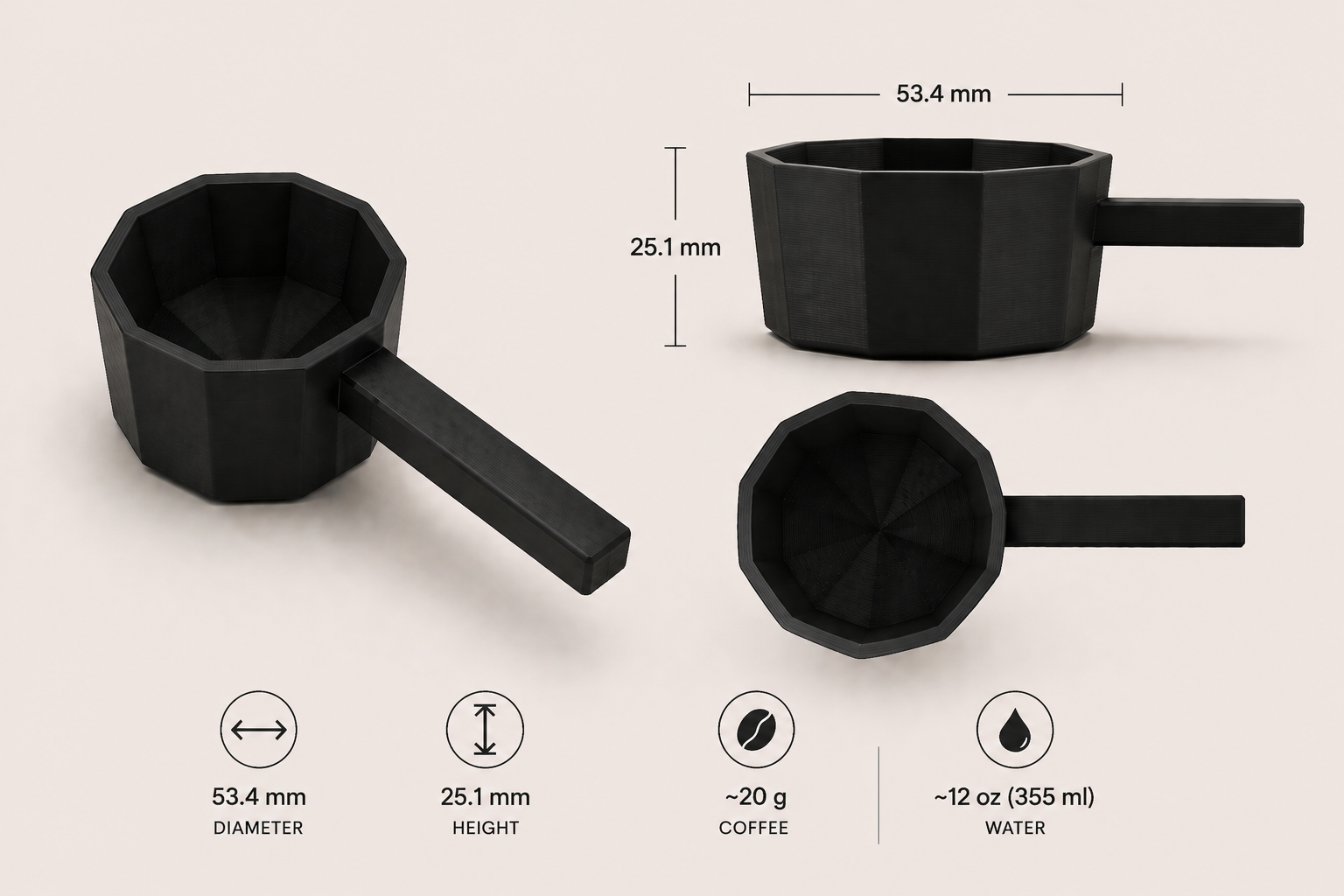 Pour Over Scoop (Bold Strength)